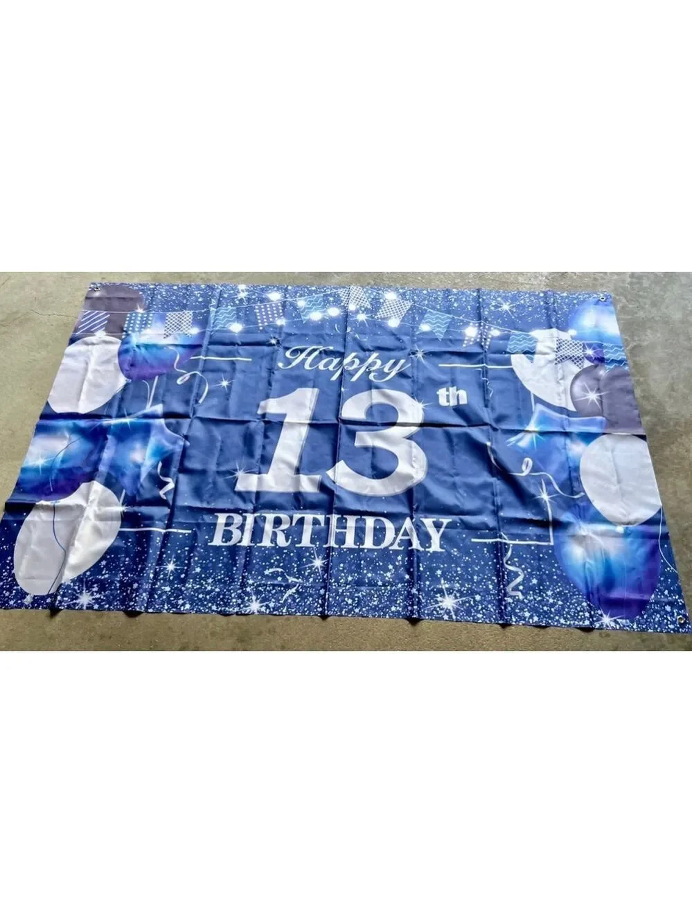 13 YEAR OLD BIRTHDAY BANNER